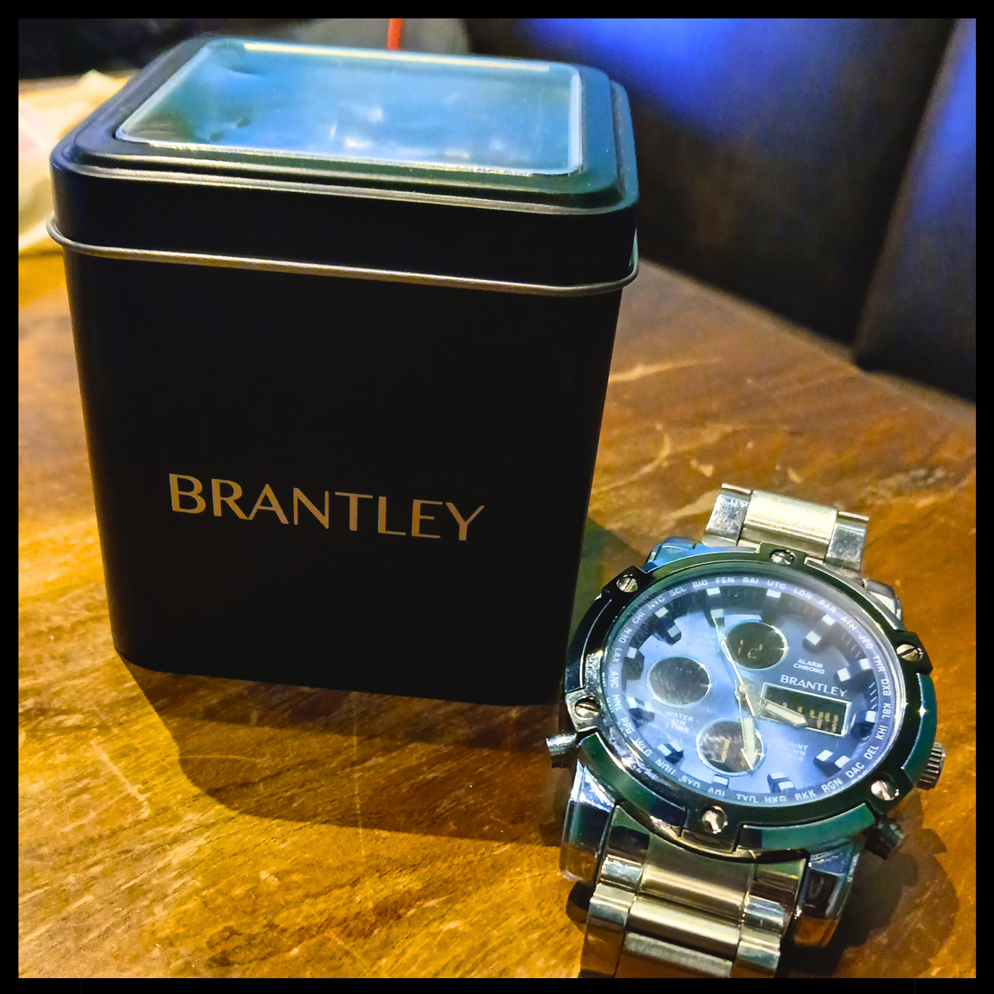 "BRANTLEY" DUAL-TECH MEN'S WATCH